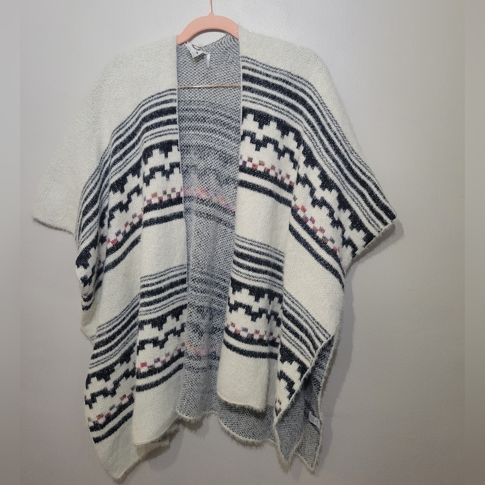 Faux mohair sweater / shawl
